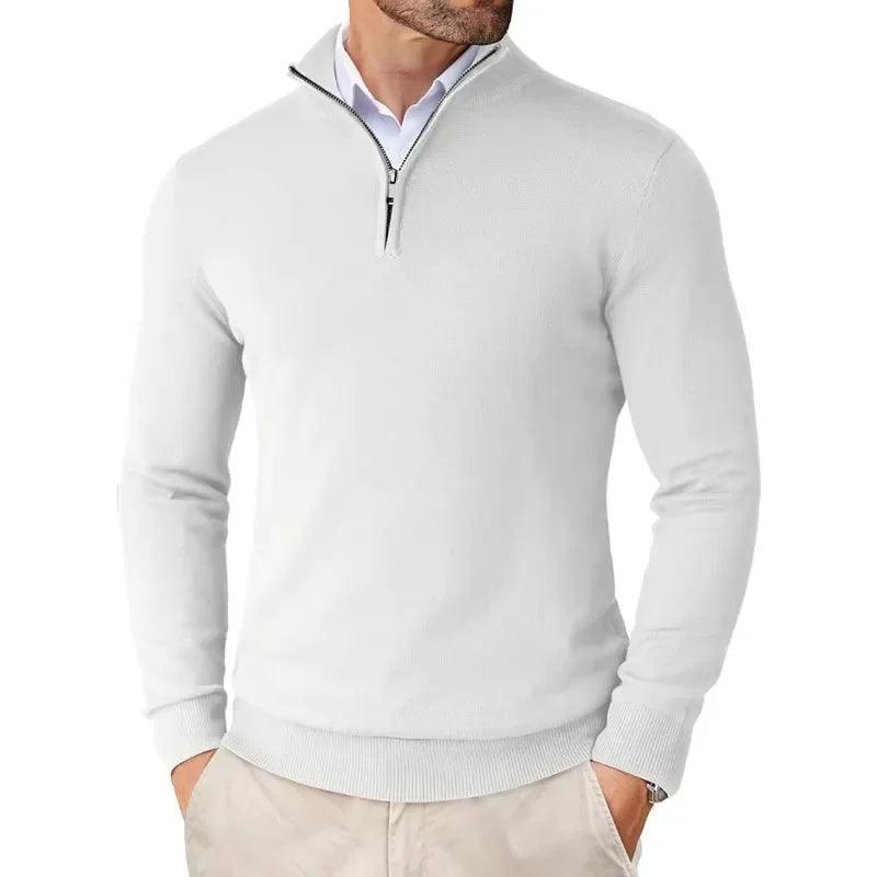 VeloForm | Men's Quarter-Zip Lightweight Pullover Sweater for Outdoor Streetwear
