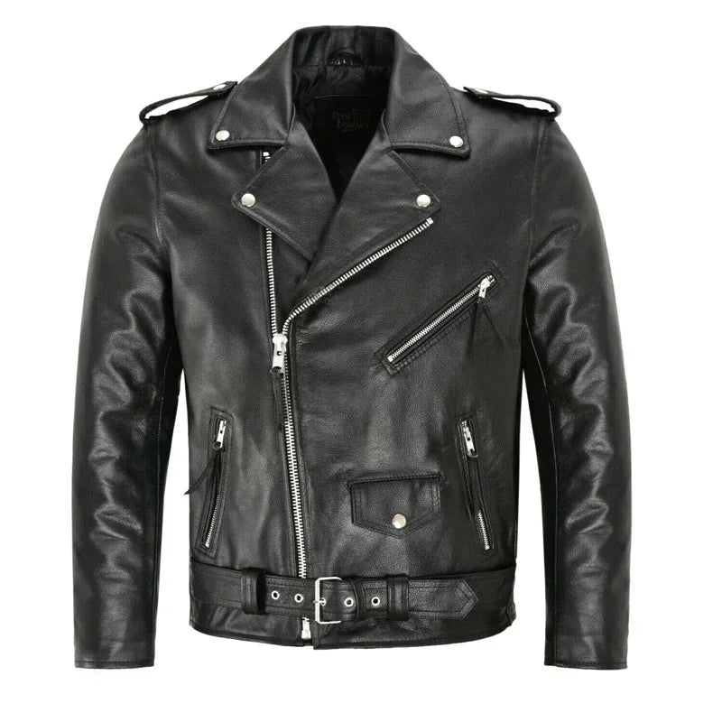 Men's Punk Rock Leather Jacket