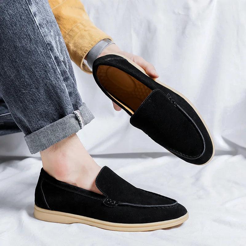 Men's Suede Loafers - northernnomad