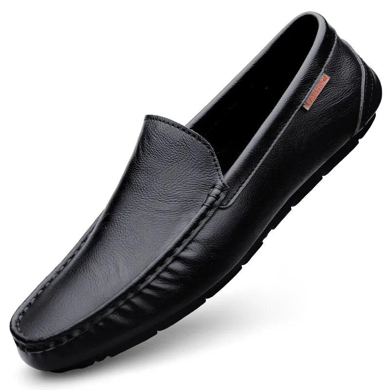 Vittorio Men's Italian Leather Loafers | Luxury Slip-On Moccasins - northernnomad