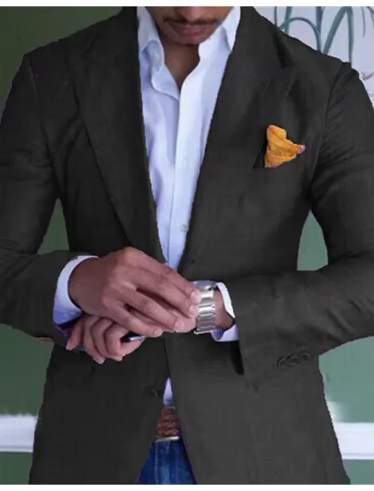 Men's Linen Blazer Stylish