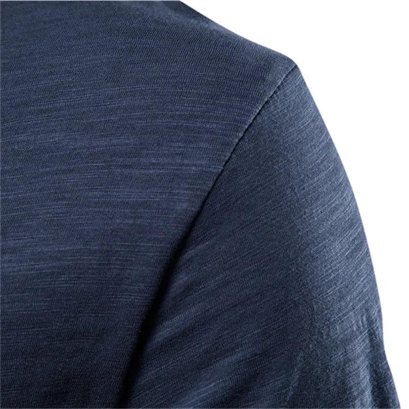BreezeFit Soft Cotton Tee | Men's Lightweight Summer T-Shirt with O-Neck Design - northernnomad