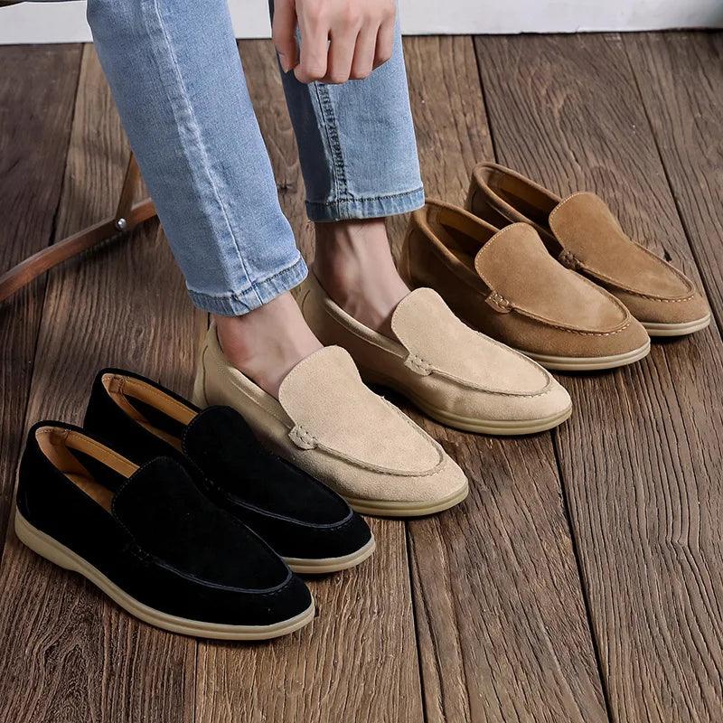 Men's Suede Loafers - northernnomad