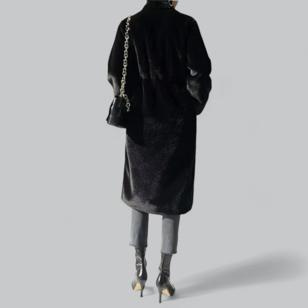 Women's Faux Fur Long Coat Luxury