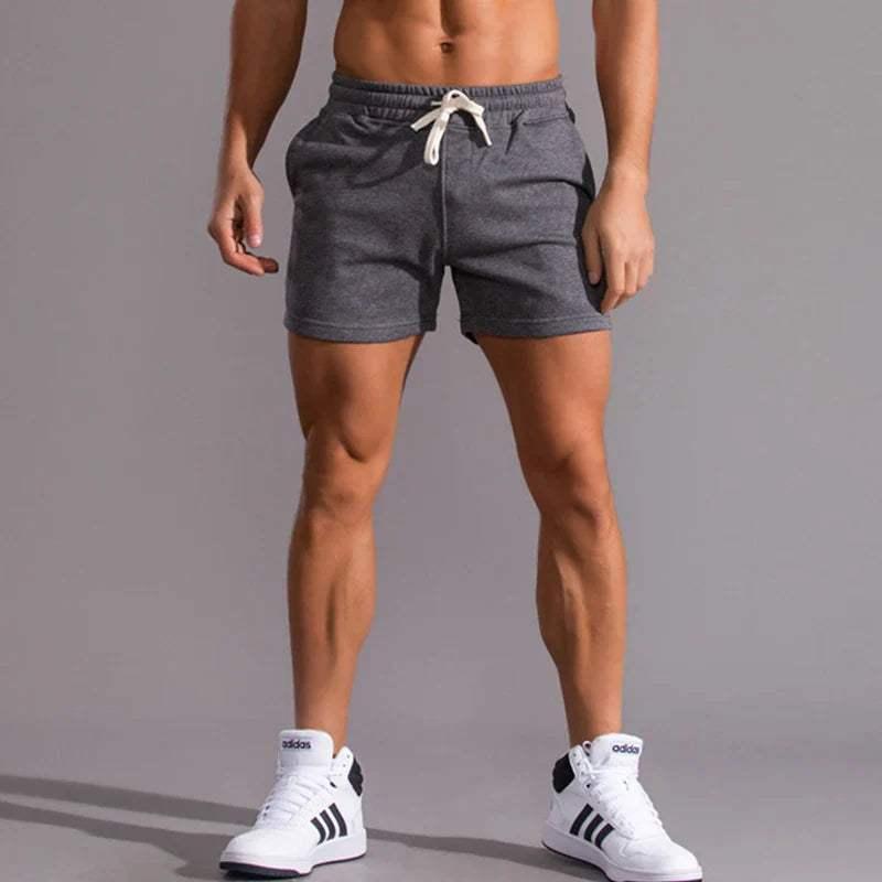 Men’s Casual Shorts Cotton - Elastic Waistband - Breathable - Adjustable Fit - Side Pockets