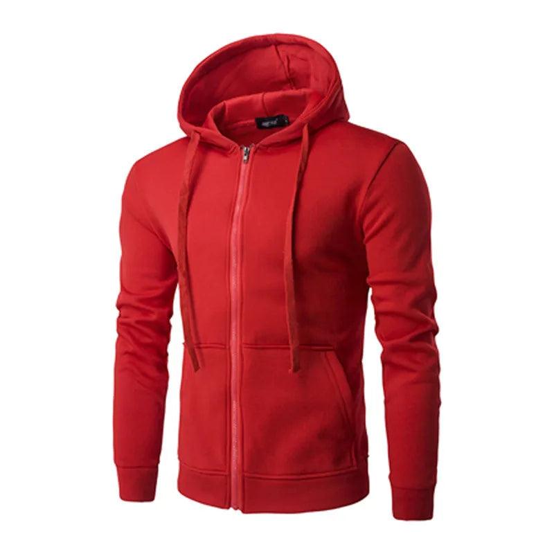 Ravlen Zip Hoodie Jacket | Slim Fit Men's Sweatshirt for Autumn & Winter - northernnomad