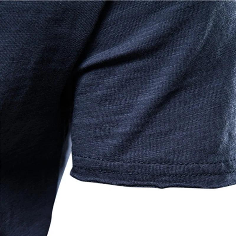 BreezeFit Soft Cotton Tee | Men's Lightweight Summer T-Shirt with O-Neck Design - northernnomad