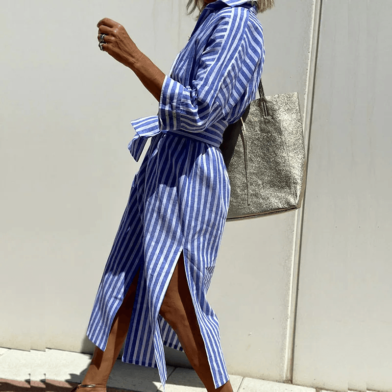 Women's Urban Shirt Dress Cotton