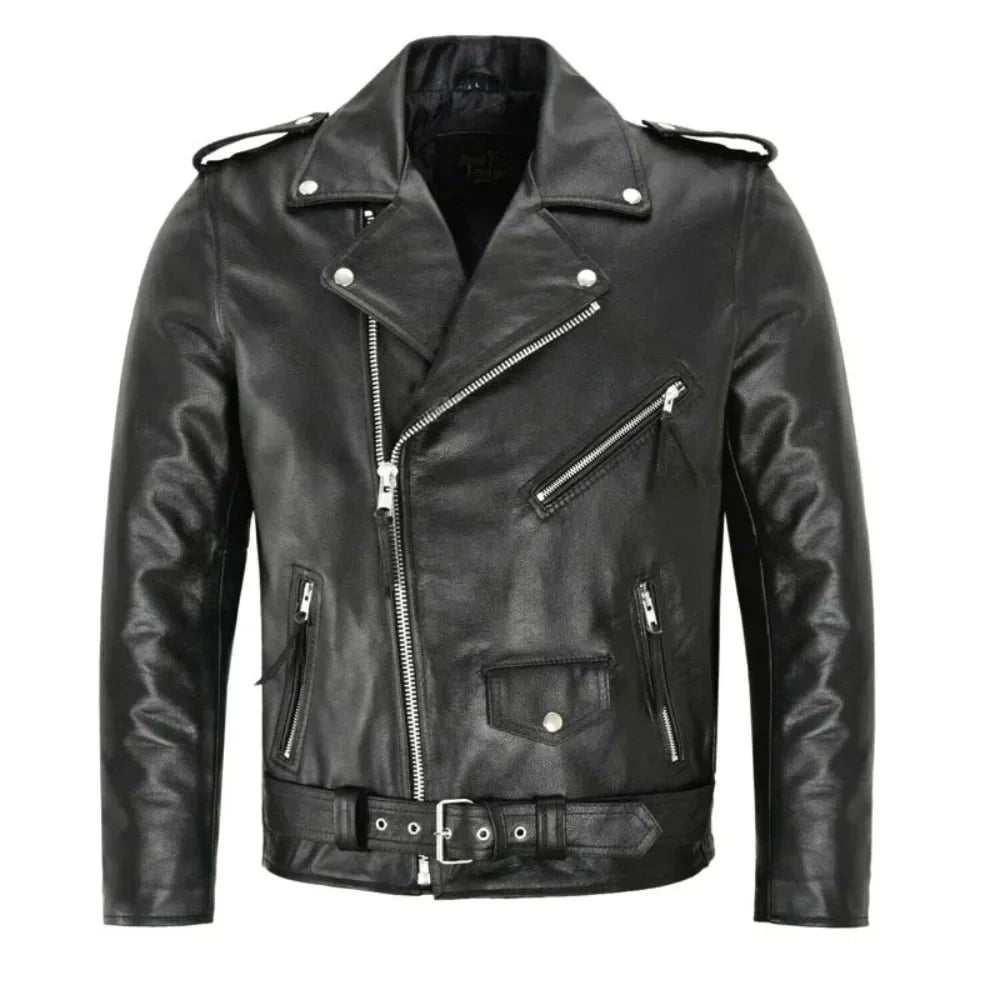 Men's Punk Rock Leather Jacket