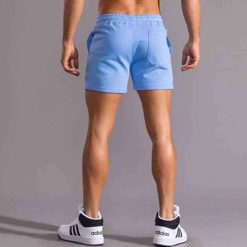 Men’s Casual Shorts Cotton - Elastic Waistband - Breathable - Adjustable Fit - Side Pockets