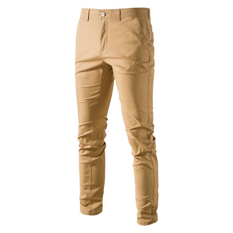 The Langston Slim-Fit Cotton Pants - northernnomad