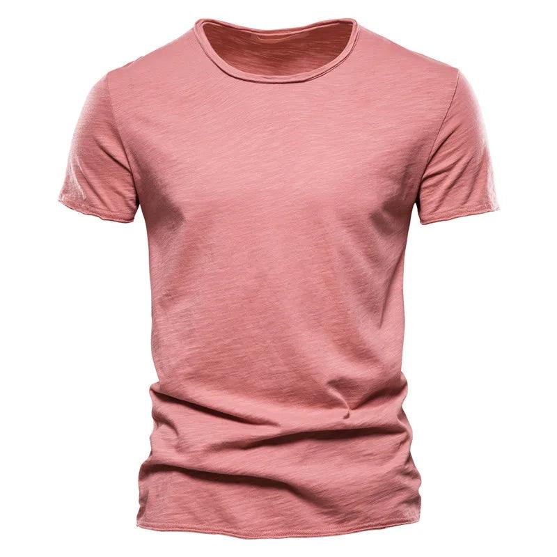 BreezeFit Soft Cotton Tee | Men's Lightweight Summer T-Shirt with O-Neck Design - northernnomad