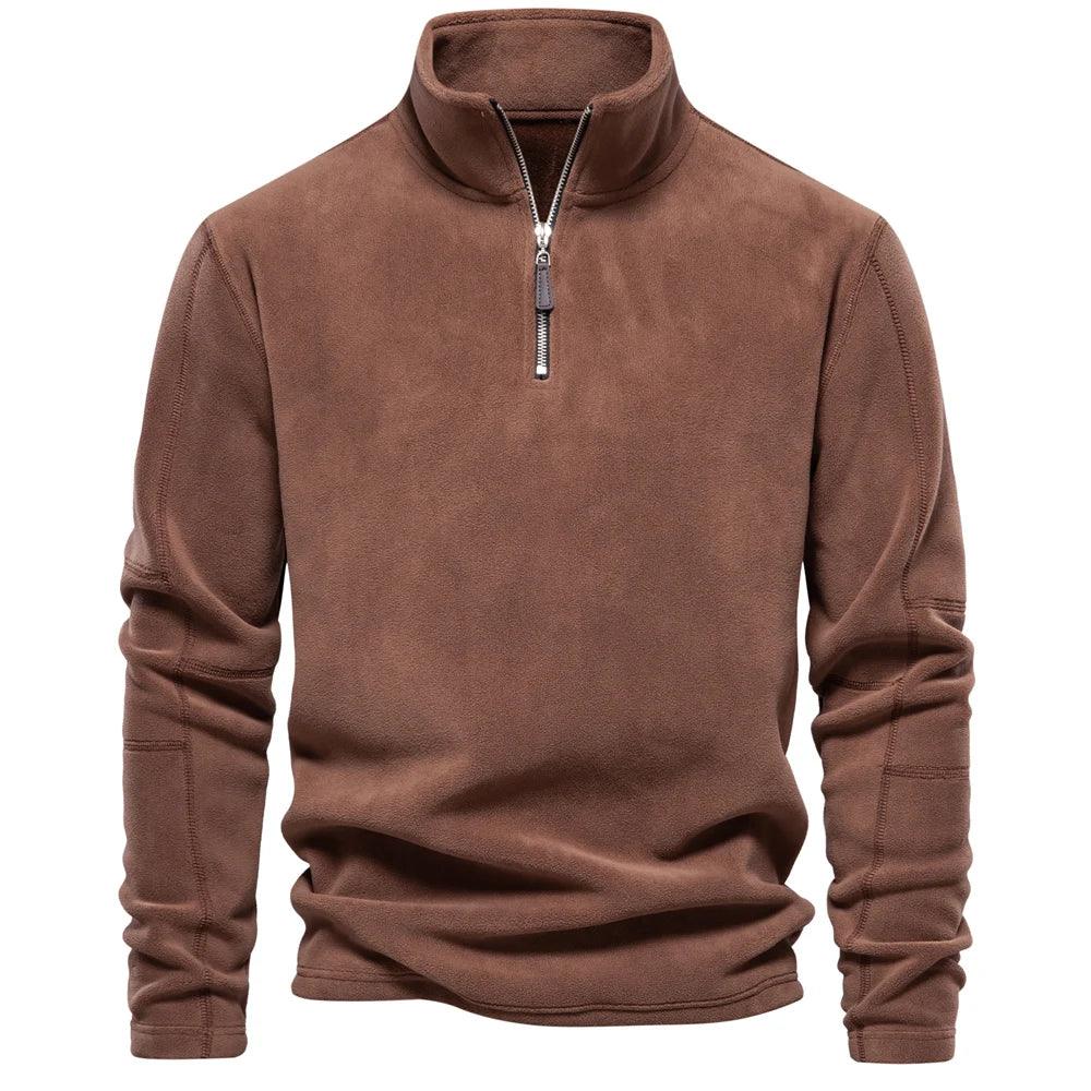 ThermaTrek | Men's Thick Fleece Casual Pullover Jacket - northernnomad
