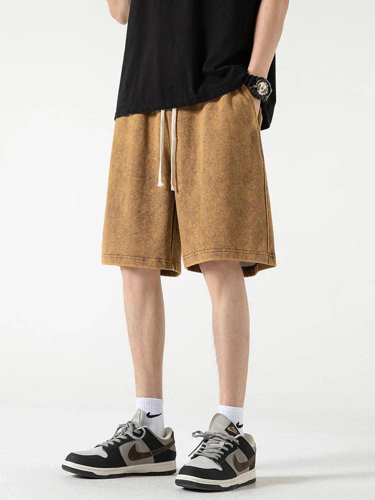 Men’s Casual Shorts Cotton Blend Relaxed Fit