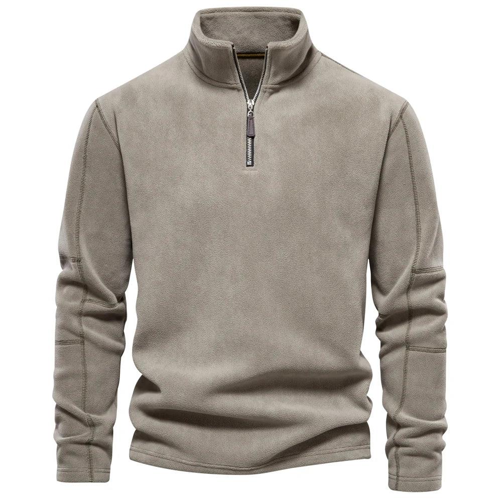 ThermaTrek | Men's Thick Fleece Casual Pullover Jacket - northernnomad