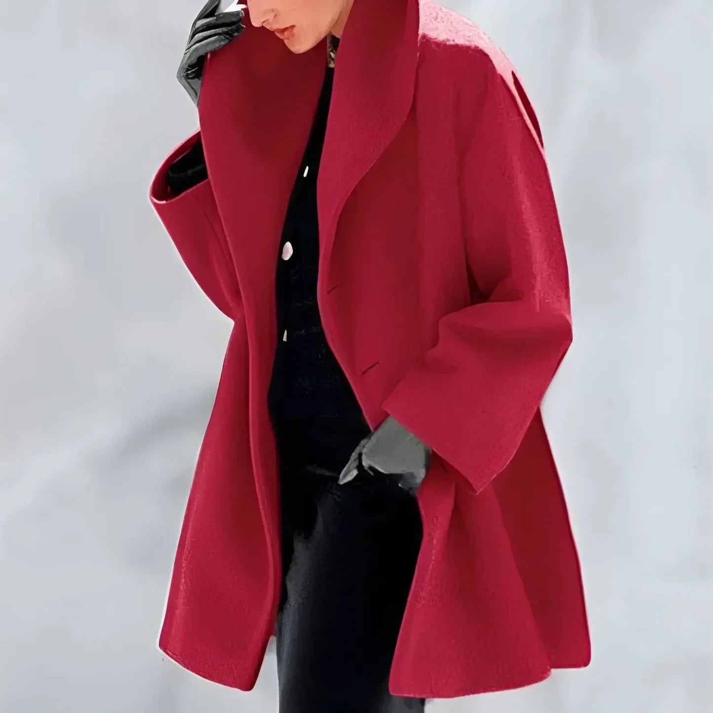 Women's Elegant Winter Coat - Chic Style for Autumn/Winter