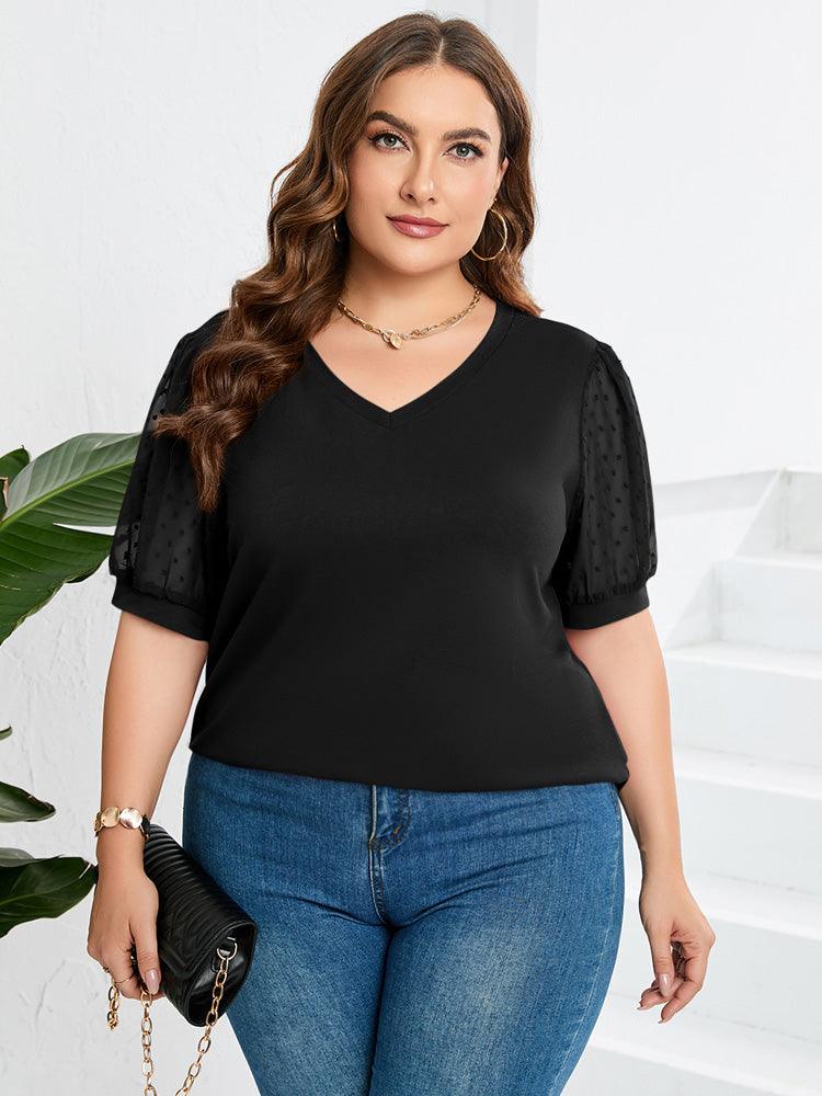Women's V-Neck Elegant Top