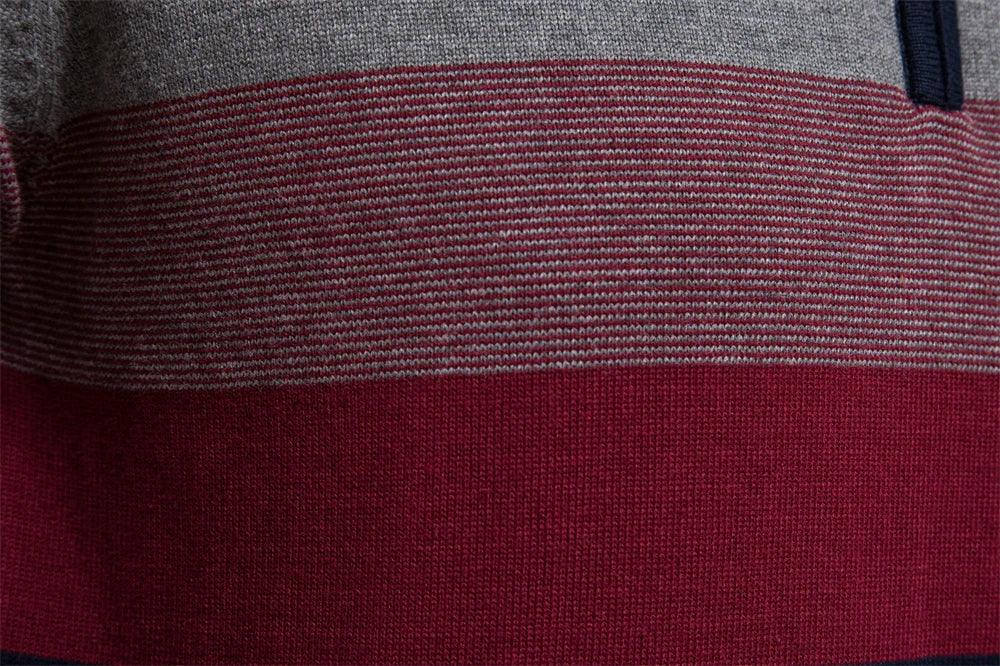 Men's Quarter-Zip Sweater Knit