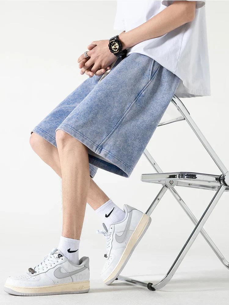 Men’s Casual Shorts Cotton Blend Relaxed Fit
