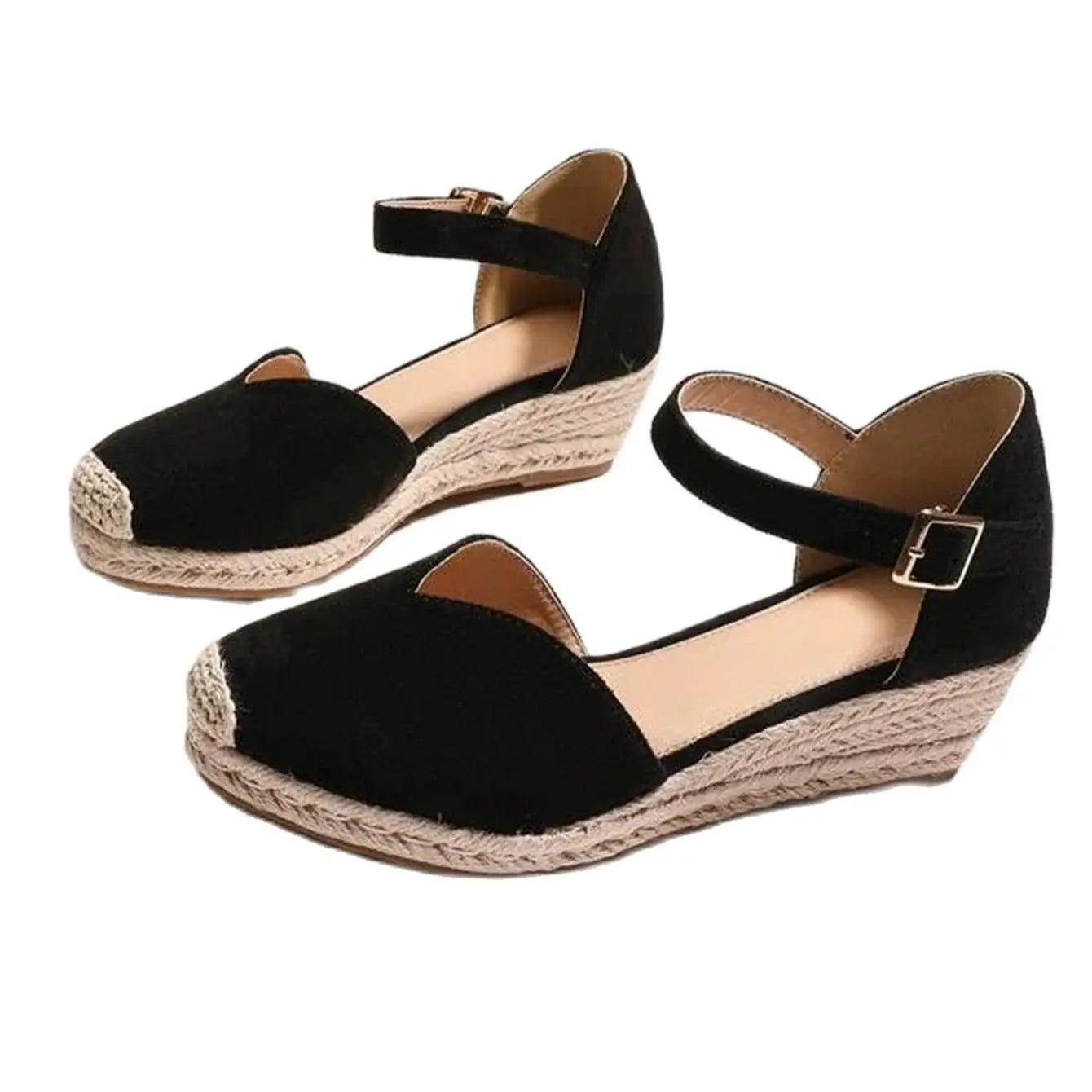 Women's Orthopedic Closed-Toe Wedge Sandals