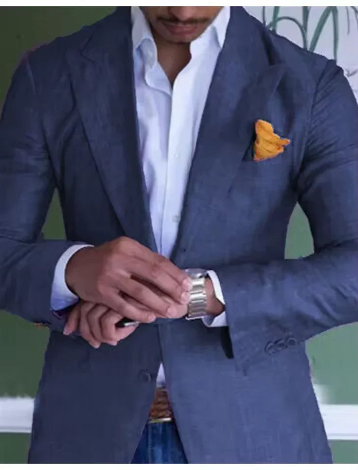 Men's Linen Blazer Stylish