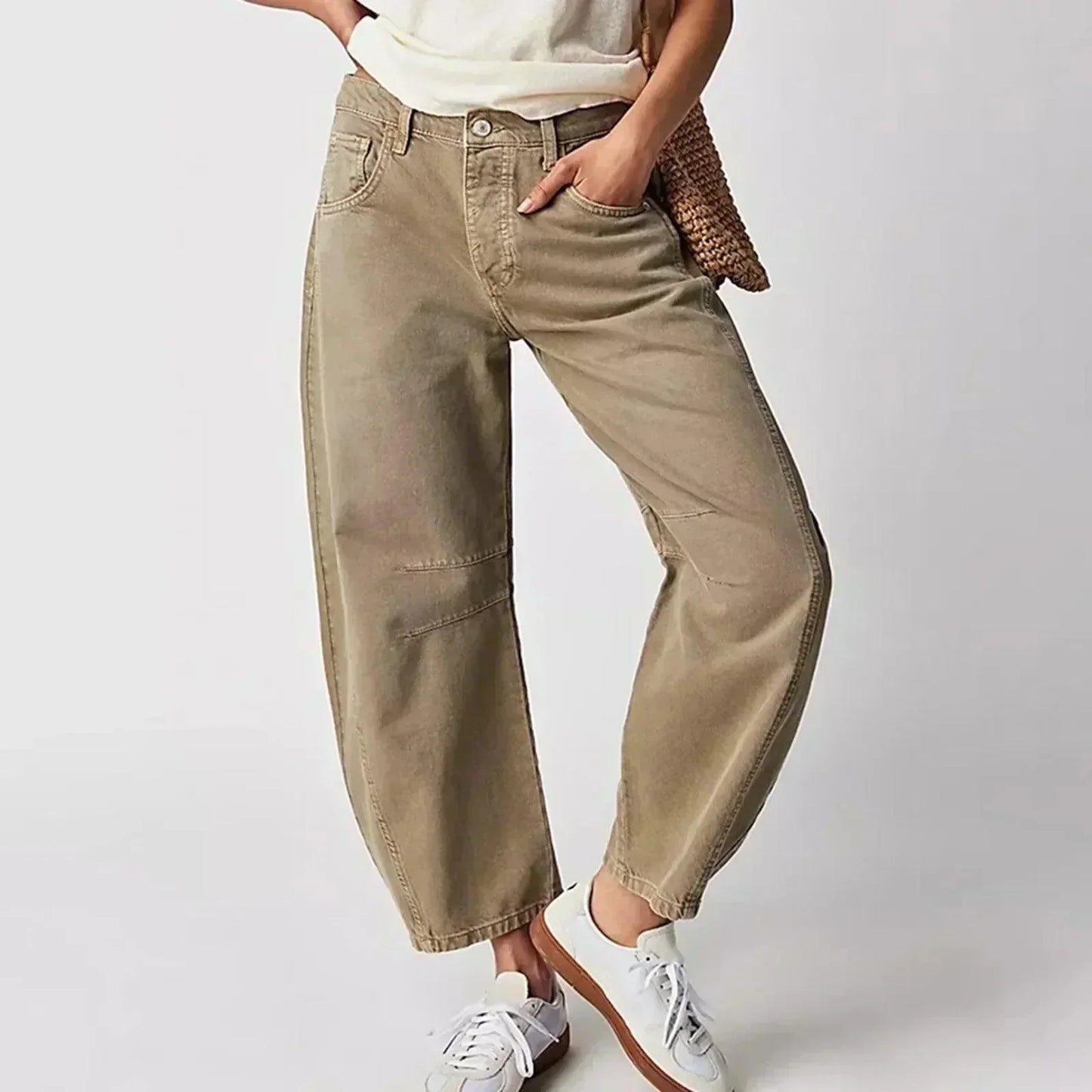 Women's High-Waisted Wide Leg Jeans
