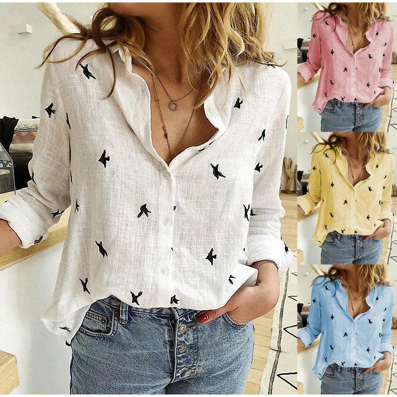 Women's Printed Shirt Cotton