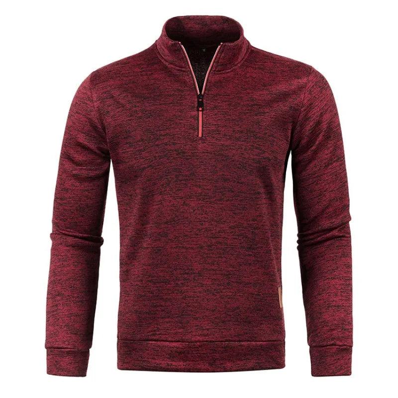 Frostline Men's Half-Zip Pullover | Warm Turtleneck Streetwear Sweatshirt - northernnomad