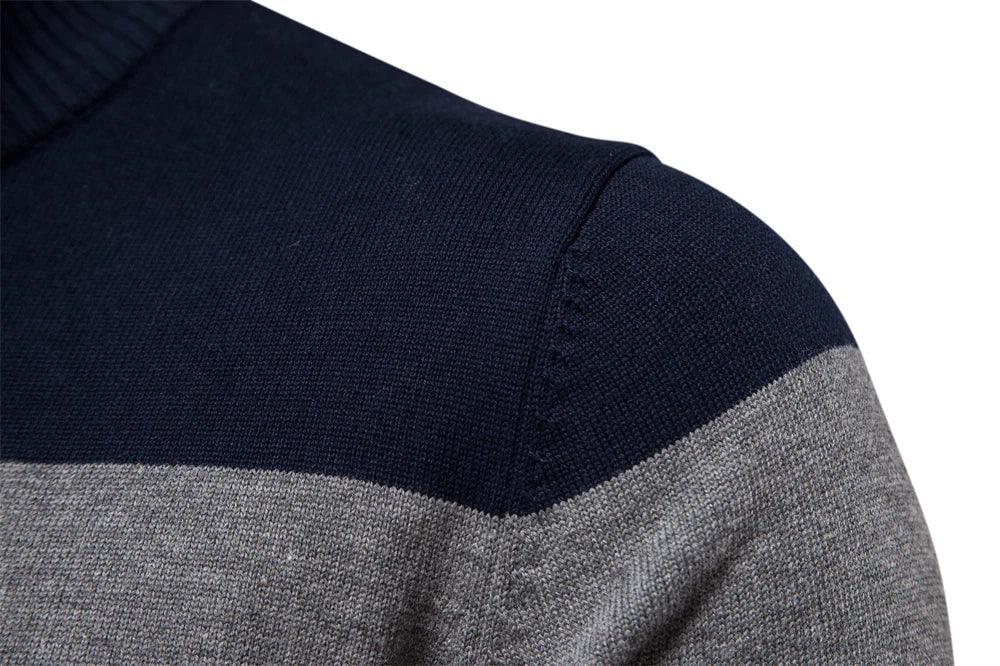 Men's Quarter-Zip Sweater Knit