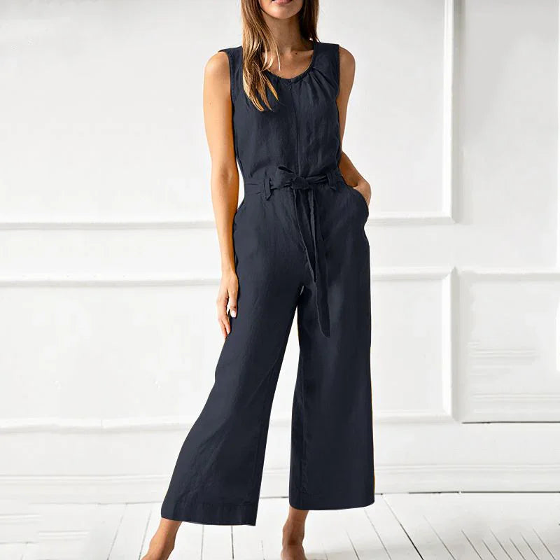 Women's Wide Leg Casual Jumpsuit
