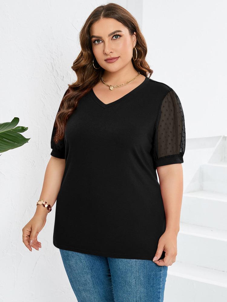Women's V-Neck Elegant Top