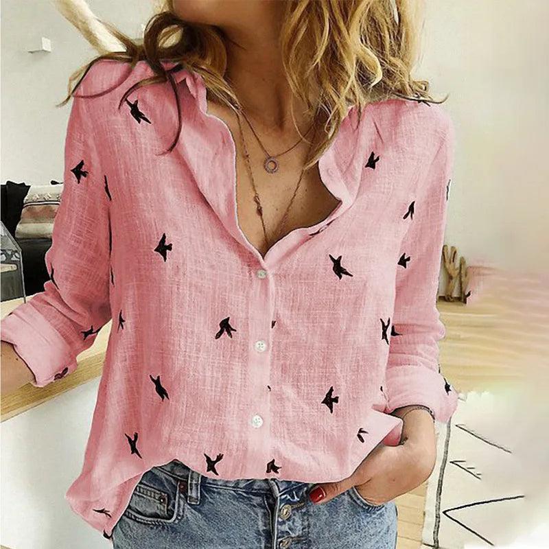 Women's Printed Shirt Cotton