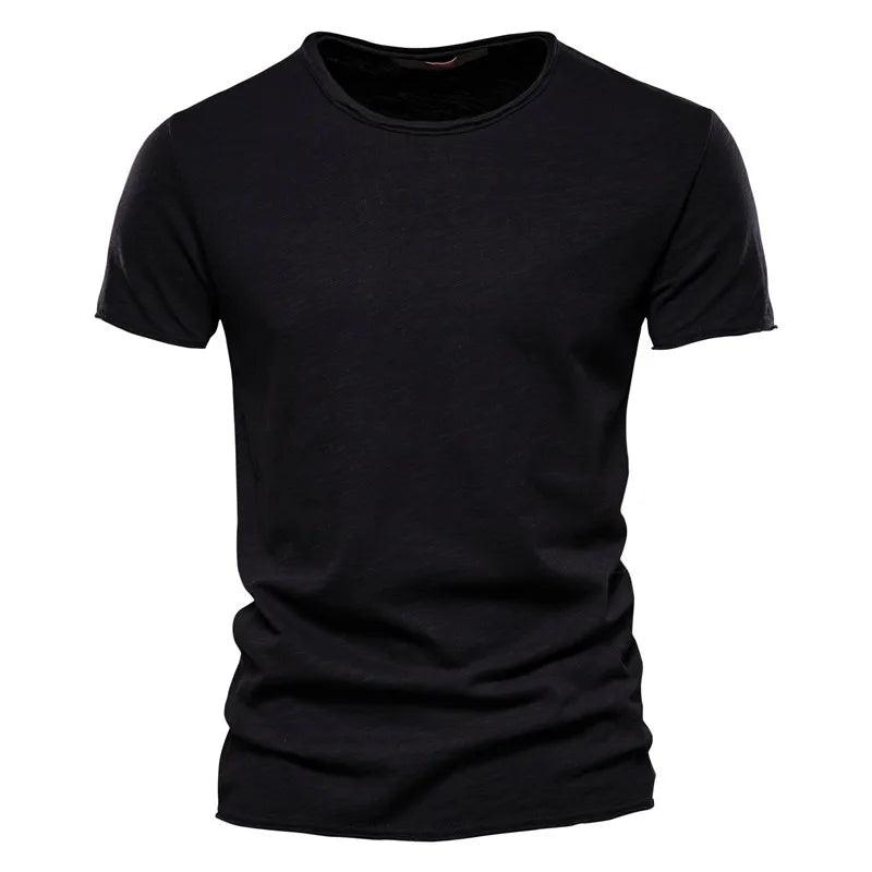 BreezeFit Soft Cotton Tee | Men's Lightweight Summer T-Shirt with O-Neck Design - northernnomad