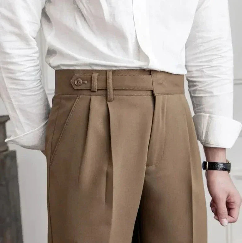 Men's Tailored Trousers Italian Fabric