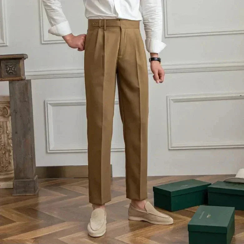 Men's Tailored Trousers Italian Fabric