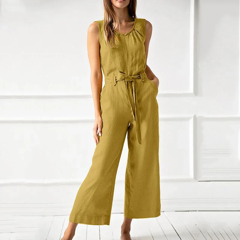 Women's Wide Leg Casual Jumpsuit