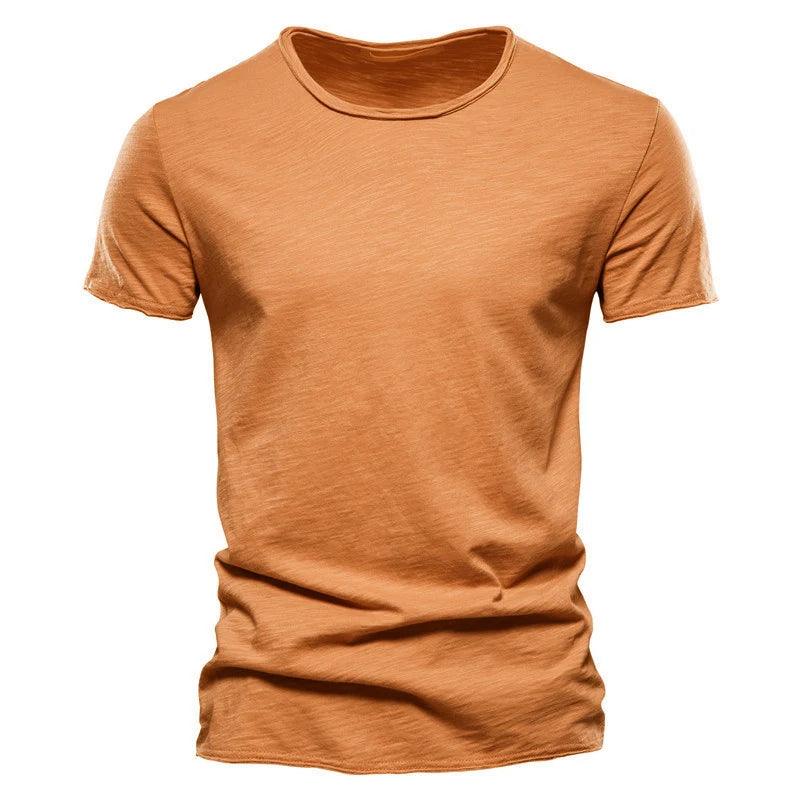 BreezeFit Soft Cotton Tee | Men's Lightweight Summer T-Shirt with O-Neck Design - northernnomad