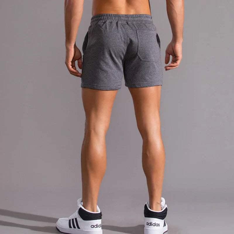 Men’s Casual Shorts Cotton - Elastic Waistband - Breathable - Adjustable Fit - Side Pockets