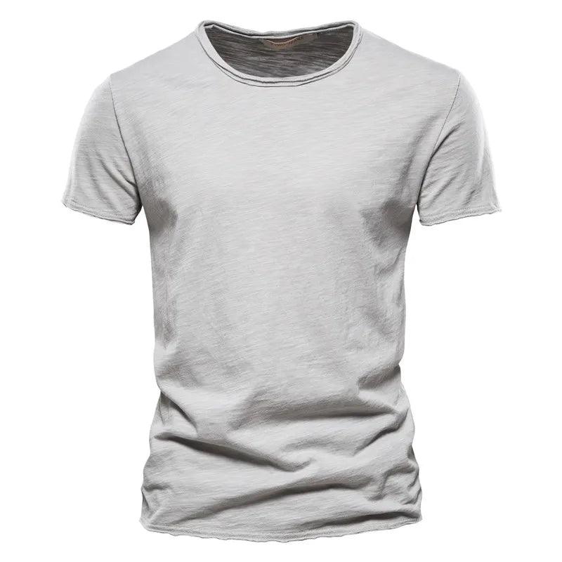 BreezeFit Soft Cotton Tee | Men's Lightweight Summer T-Shirt with O-Neck Design - northernnomad