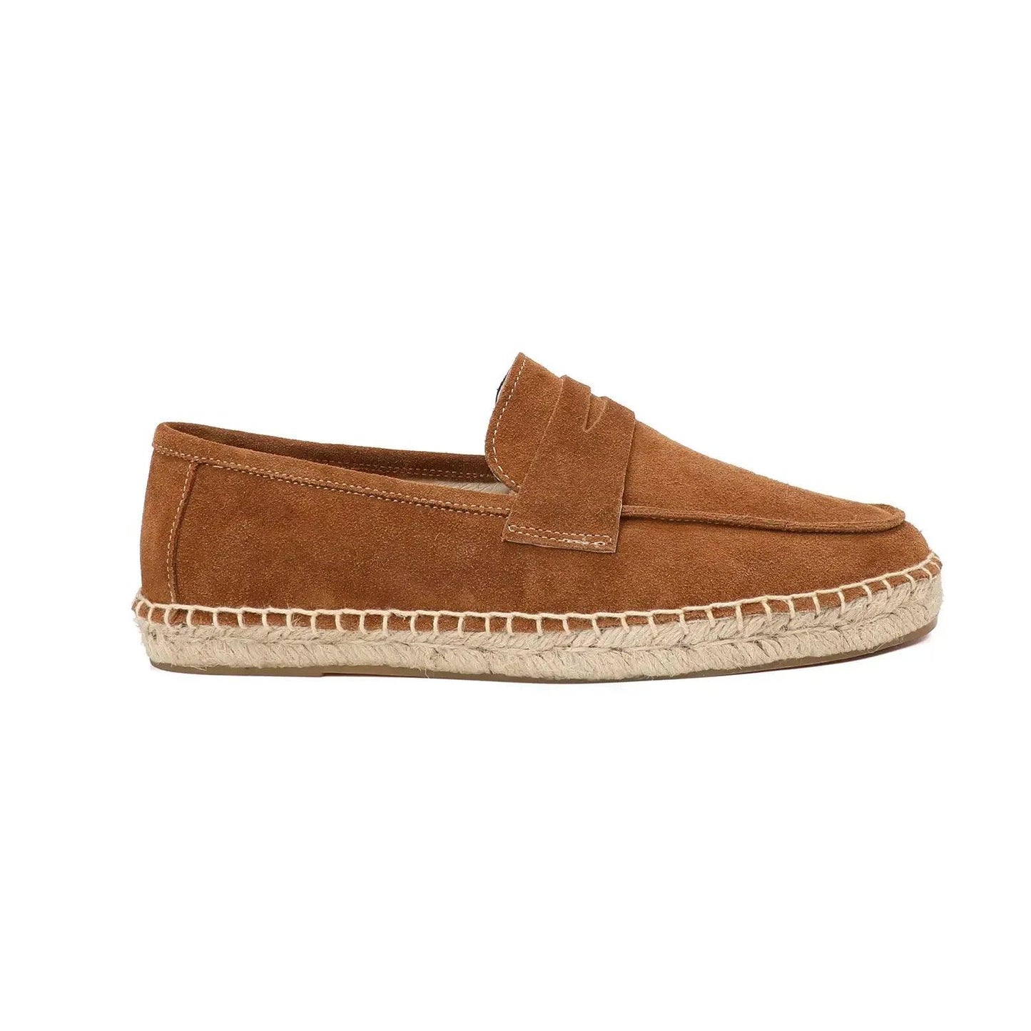 Solaro Suede Espadrilles | Men's Slip-On Loafers with Hemp Insole & Jute Detailing - northernnomad