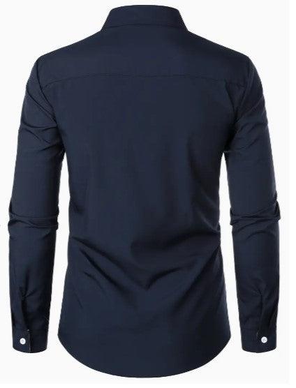 Men's Casual Long Sleeve Breathable Shirt