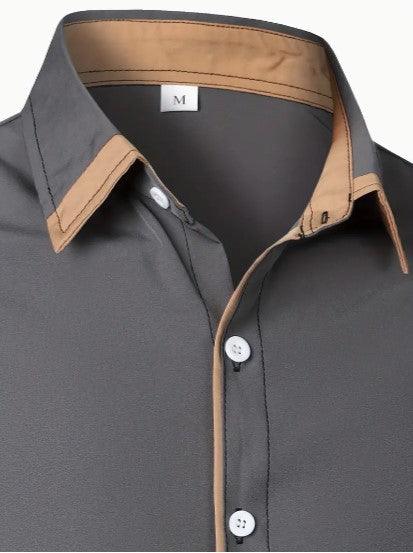 Men's Casual Long Sleeve Breathable Shirt