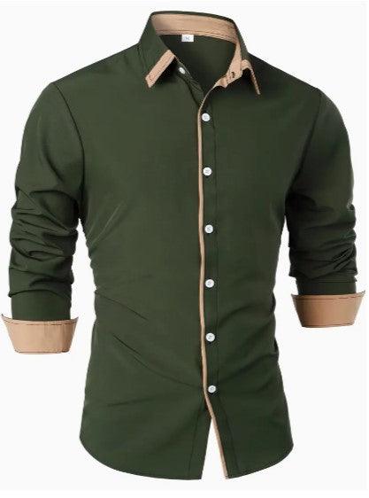 Men's Casual Long Sleeve Breathable Shirt