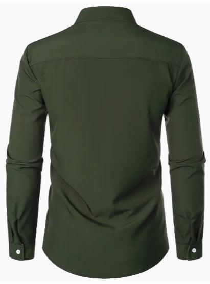 Men's Casual Long Sleeve Breathable Shirt