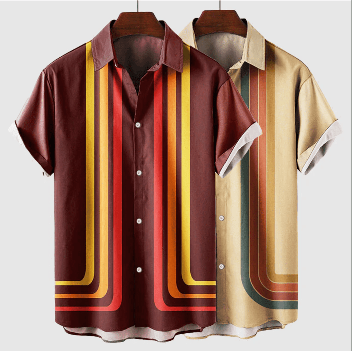 Havana Heat | Retro Men’s Summer Shirt | Lightweight Short Sleeve Casual Top - northernnomad