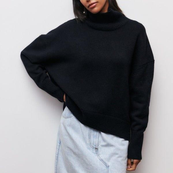Women's Turtleneck Sweater Classic Style for Autumn