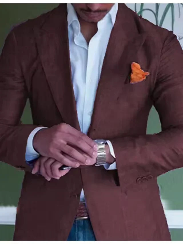Men's Linen Blazer Stylish