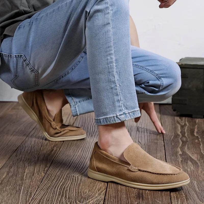 Men's Suede Loafers - northernnomad