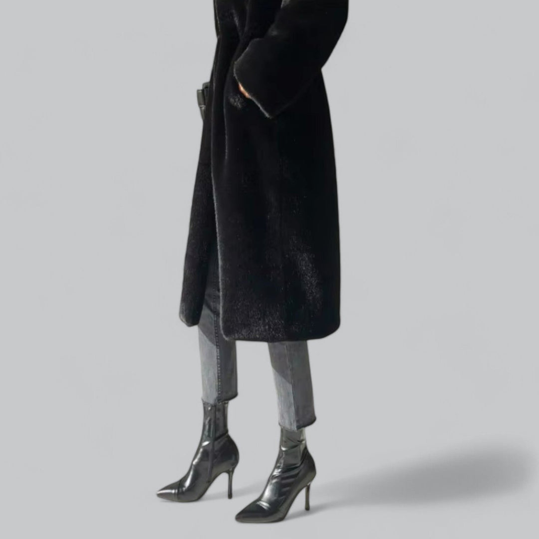 Women's Faux Fur Long Coat Luxury