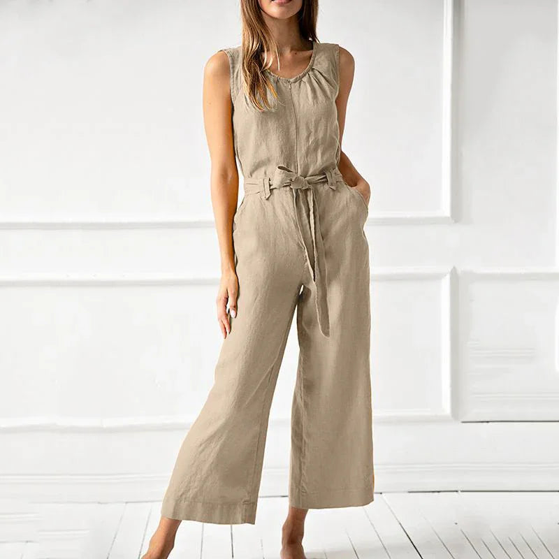 Women's Wide Leg Casual Jumpsuit